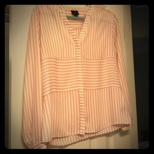 Striped Worthington Blouse